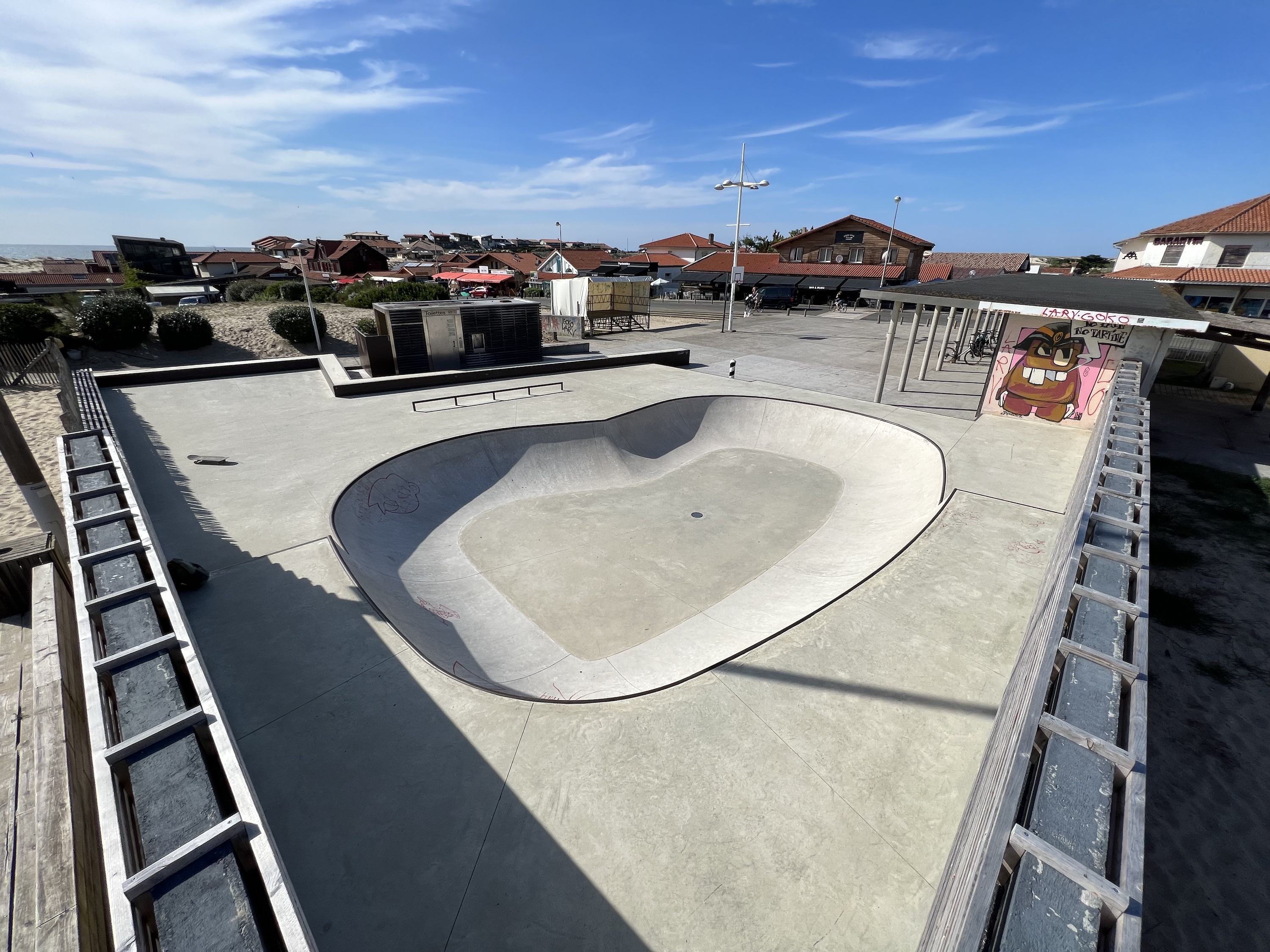 Saint-Julien-en-Born plage skatepark